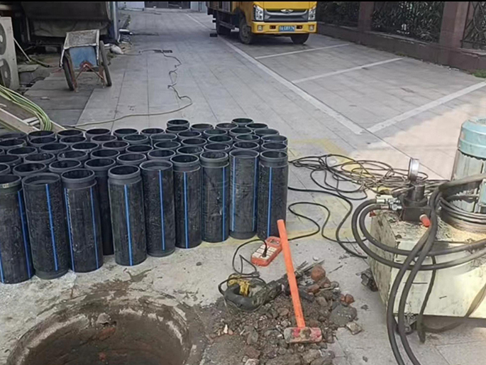 乐业PE置换管厂家 DN315置换管 非开挖管短管置换